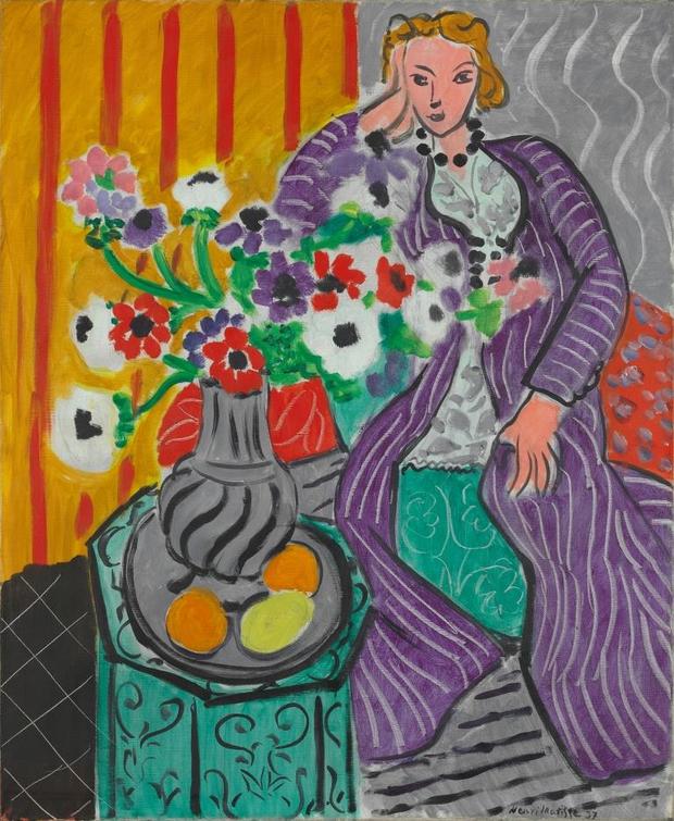  Matisse, Purple Robe and Anemones 