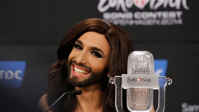Austria's "bearded lady" wins Eurovision