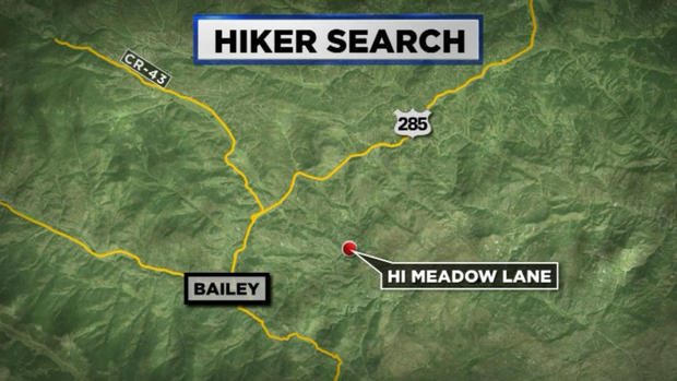 missing hiker map 