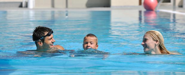 610 header public pool swim kid child parents family 