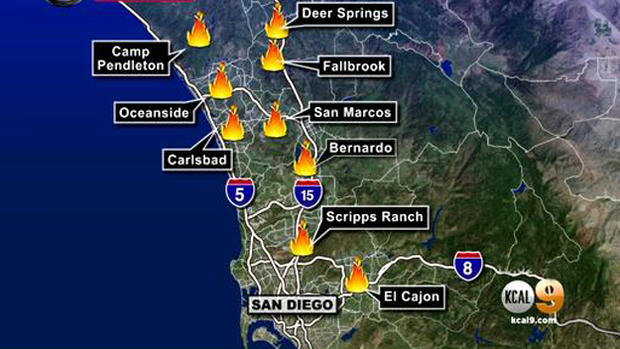 San Diego County Fires 
