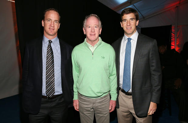Peyton, Archie, and Eli Manning - DIRECTV'S Seventh Annual Celebrity Beach Bowl - Game 