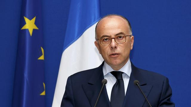 French Interior Minister Bernard Cazeneuve attend a news conference at the Interior Ministry in Paris 