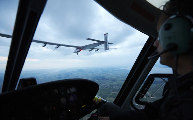 Solar-powered Solar Impulse 2 aircraft 