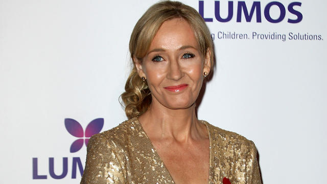 J.K. Rowling hosts a charity evening to raise funds for Lumos, a charity helping to reunite children in care with their families in Eastern Europe, at Warner Bros. Studios Nov. 9, 2013, in London. 
