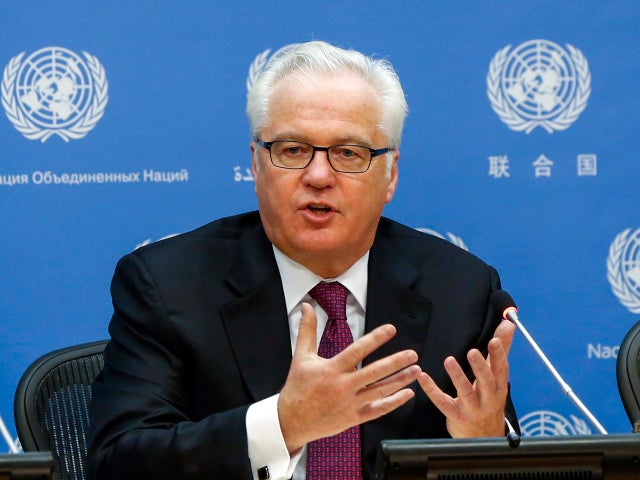 Russia's United Nations Ambassador Vitaly Churkin  