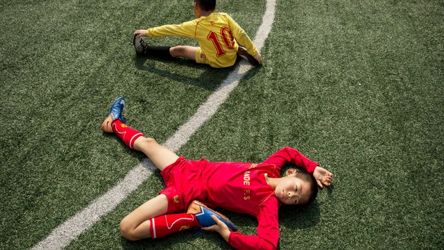 Largest football academy in the world in China 