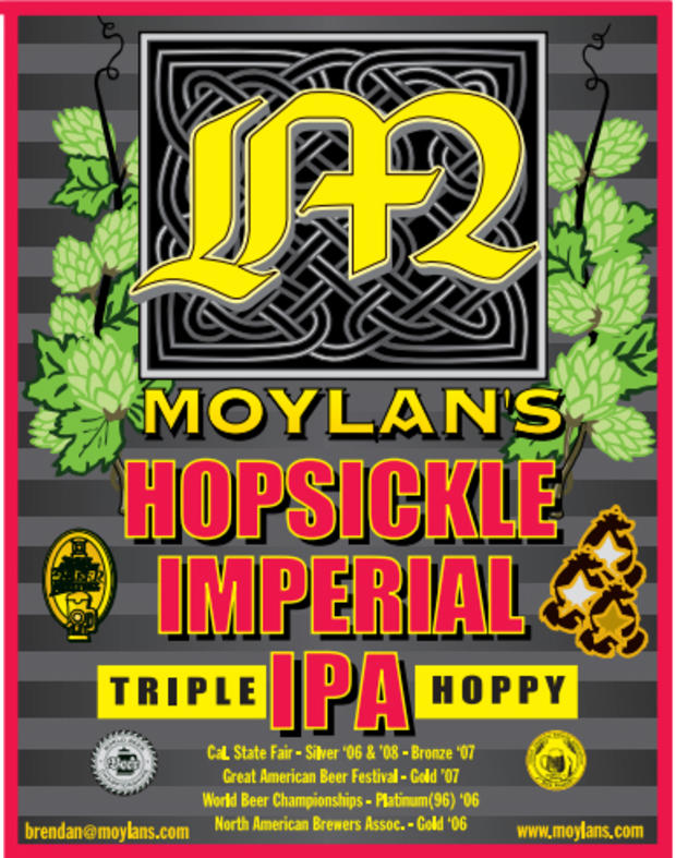 Moylan's Hopsickle Triple Hoppy IPA 
