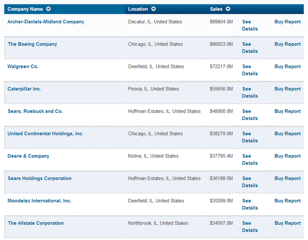 Top 10 IL companies 