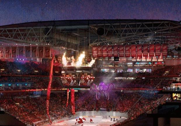 Red Wings Arena renderings (Credit Ilitch Organization) 