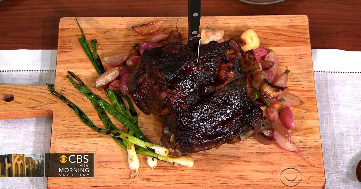 Chef Steven Redzikowski serves up pork shoulder on THE Dish - CBS News