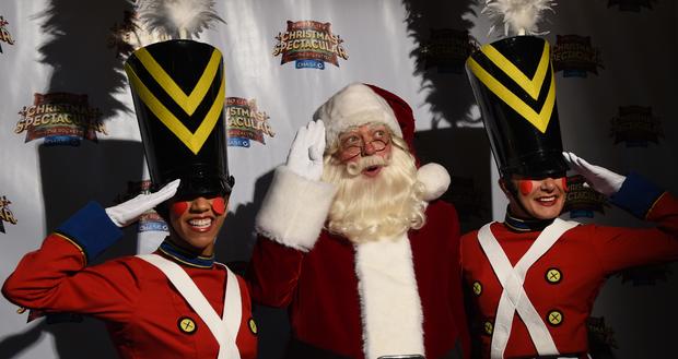 Rockettes And Santa Celebrate "Christmas In August" 