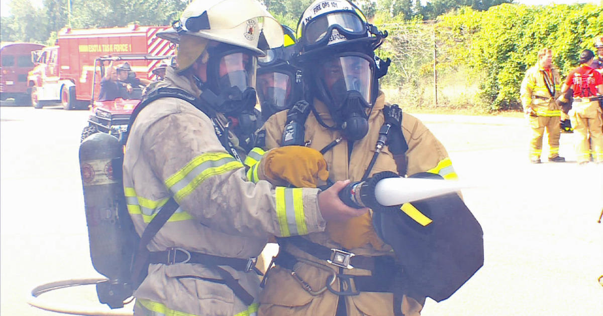 Firefighters Give State Leaders A Taste Of 'Fire Ops 101' - CBS Minnesota