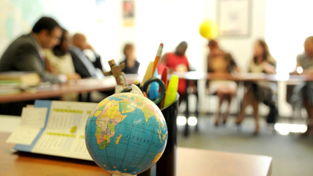 Higher Education classroom world globe 