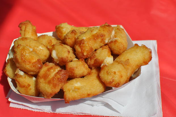 Homemade cheese curds 