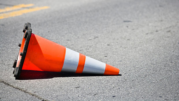 generic construction orange traffic cone 