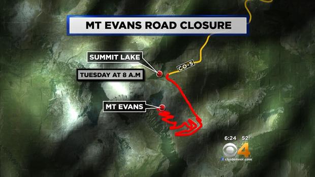 Mount Evans Road Closure 