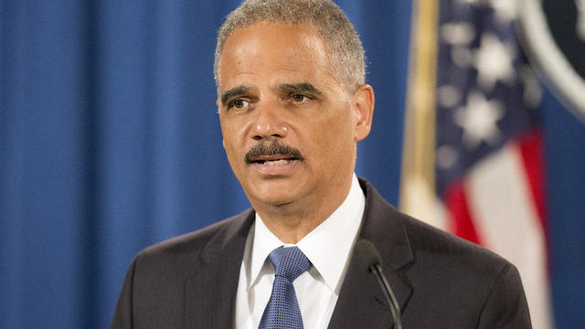 Attorney General Eric Holder during news conference at Justice Department in Washington on Sept. 4, 2014 