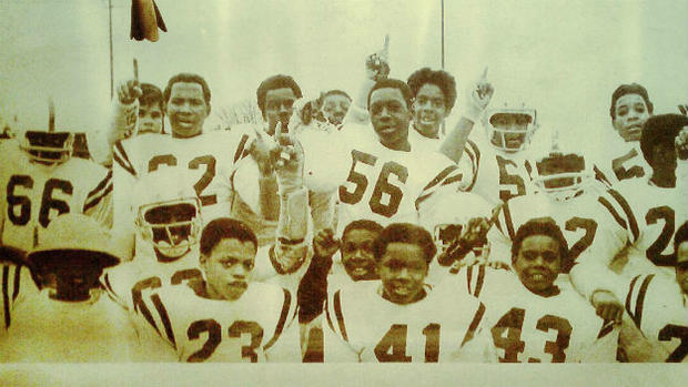 Liberty Saints Football team 1970s 