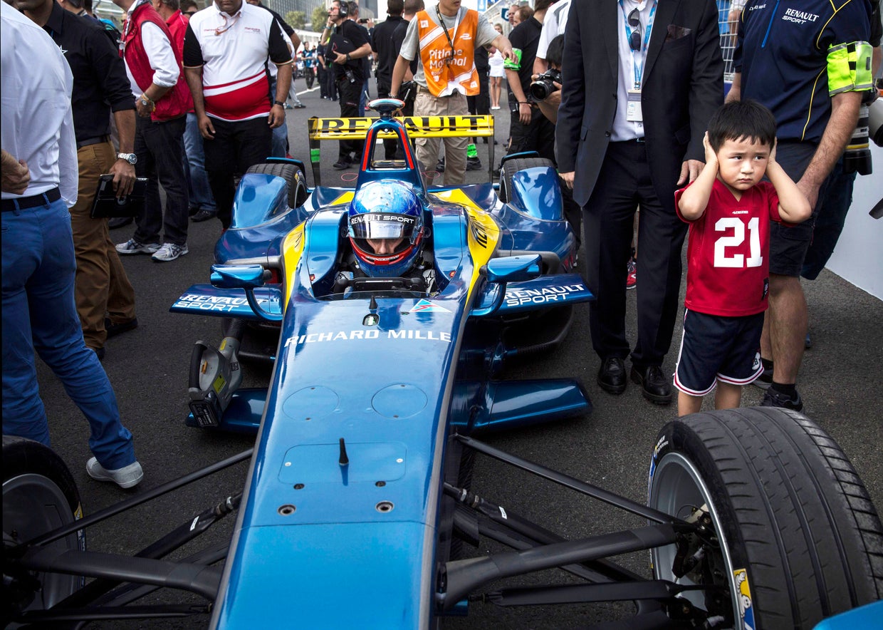 Formula E racing