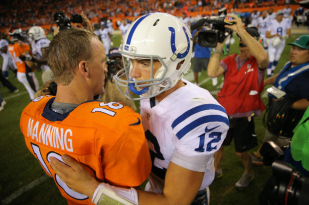 Peyton Manning, Andrew Luck 