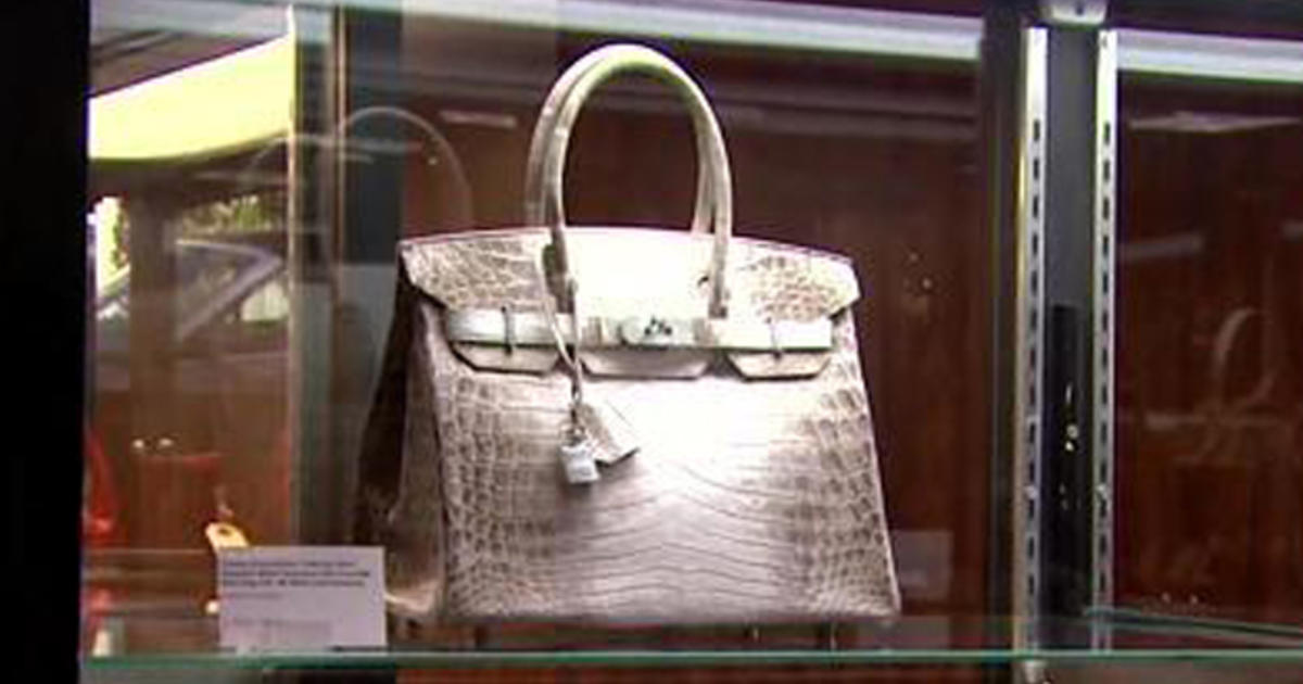 Diamond-Studded Birkin Bag Sells For $185K At Beverly Hills Auction - CBS  Los Angeles