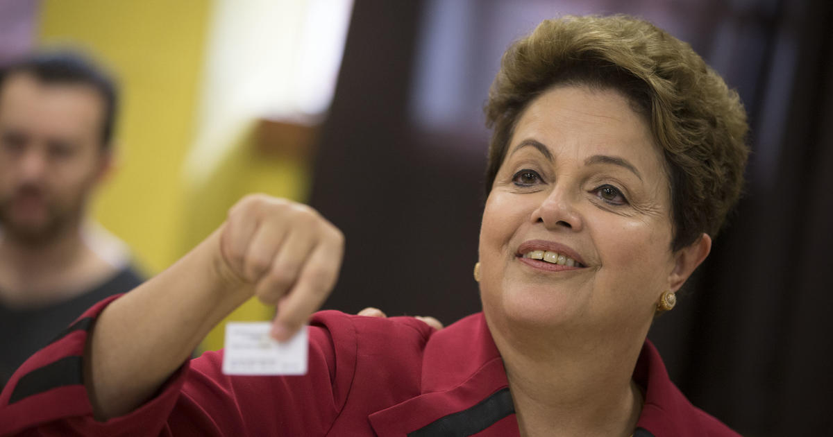 Brazilian President Dilma Rousseff Wins New Term In Office Cbs News