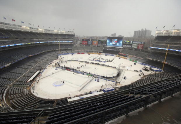 2014 NHL Stadium Series - New York - Practice Sessions And Family Skate 