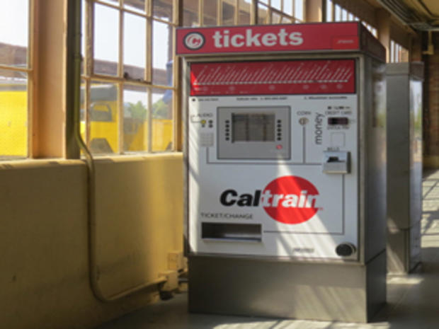 Caltrain Ticket Vending Machine (Credit, Randy Yagi) 