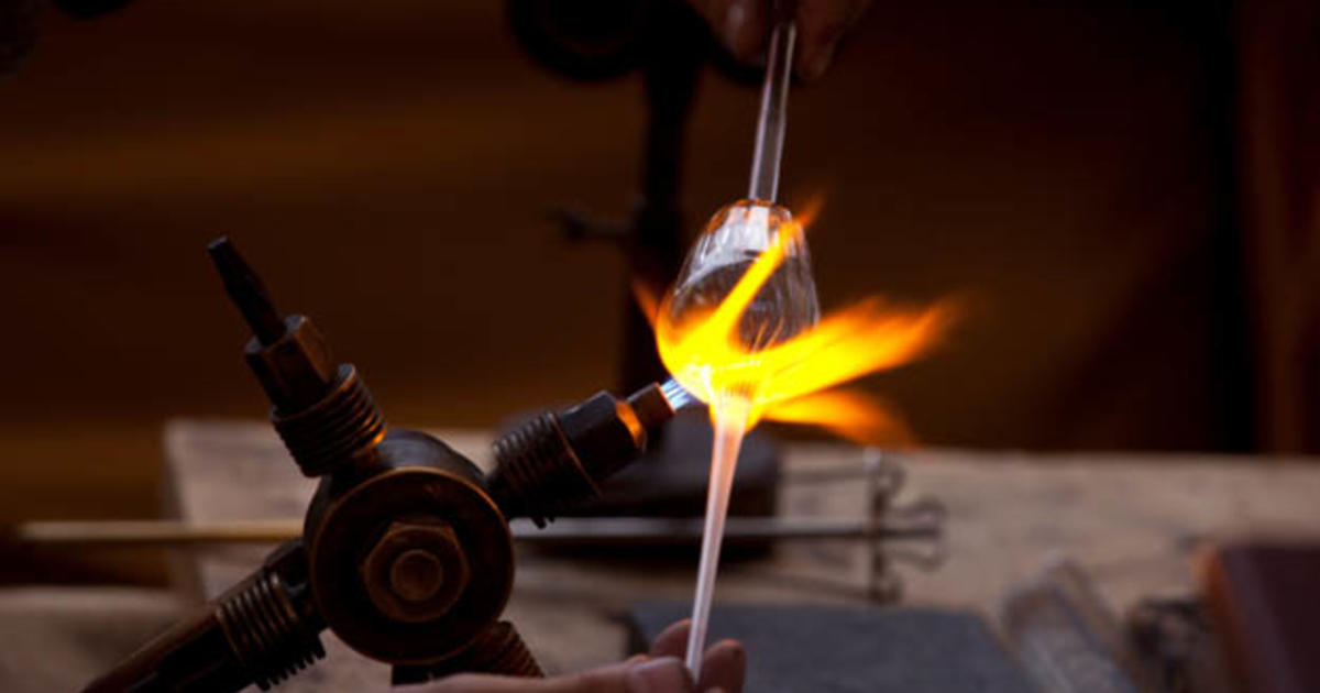 Glass blower crafts intricate creations for Cornell scientists