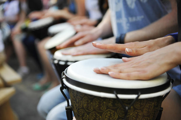 african drumming adult music class 