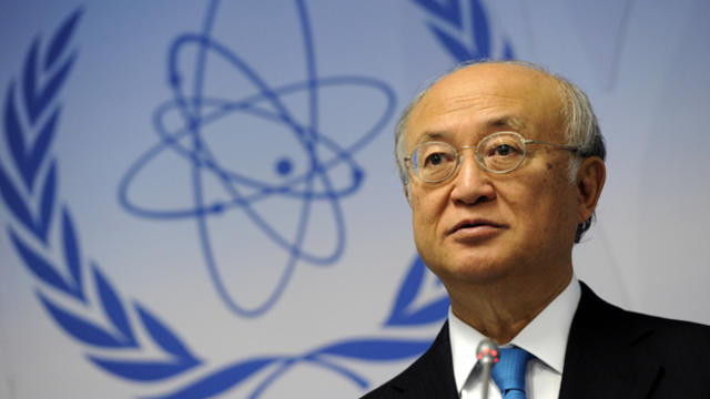 Yukiya Amano, director general of the International Atomic Energy Agency, delivers a speech during the IAEA Board of Governors' meeting at the International Center in Vienna June 2, 2014. 