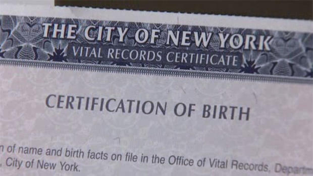 NYC Birth Certificate 