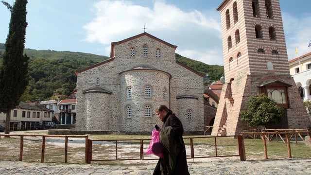 mount athos greece monk 