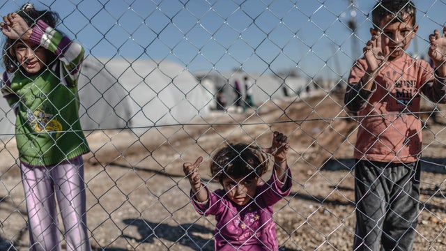 Syrian child refugees 