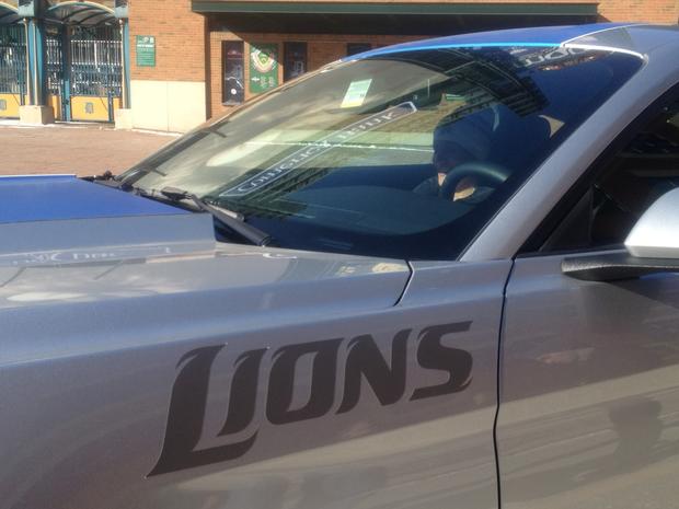 Detroit Lions Mustang 