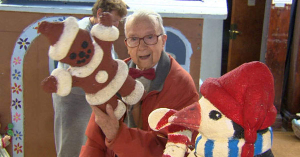 Louis Charpentier, Leominster's 'Mr. Christmas,' Dies At 104 - CBS Boston