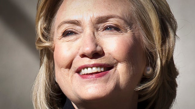 Former first lady Hillary Clinton departs St. Ignatius Loyola church following fashion designer Oscar de la Renta's memorial service in the Manhattan borough of New York November 3, 2014. 