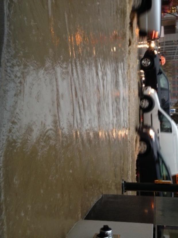 San Francisco Flooding at Fremont and Howard, December 11th, 2014 