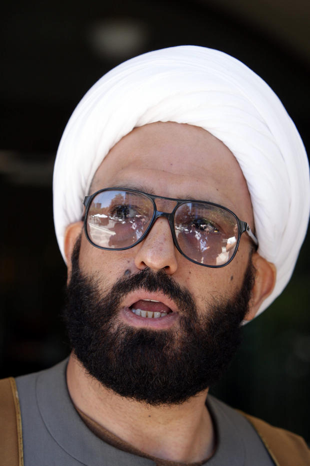 Iranian born Muslim cleric, Sheik Haron, who is named in court papers as Man Haron Monis. He was named as the hostage taker at the Lindt Chocolat Cafe at Martin Place in Sydney, Dec, 15, 2014.  He is pictured here at a court appearance in Sydney in 2010. 