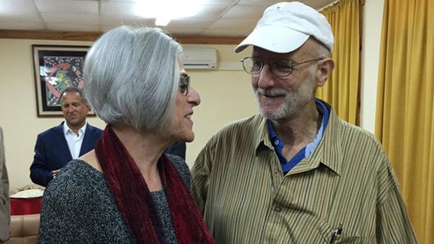 ​Alan and Judy Gross are seen in Cuba after Alan Gross, a U.S. government subcontractor, was released from a Cuban prison Dec. 17, 2014. 