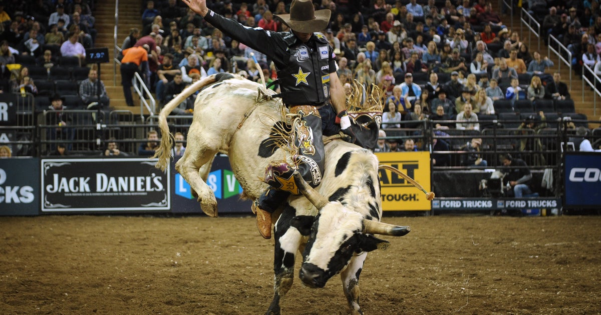 Professional Bull Riders tour storms Manhattan - CBS News