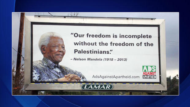Dueling Billboard Campaigns Pit MLK Against Mandela On Israel 