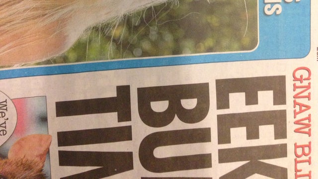 ​Topless model "Nicole" appears in the Page 3 feature of Britain's The Sun tabloid 