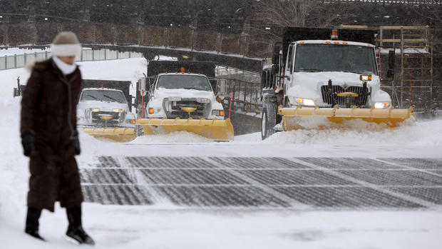 New England swamped by snow 