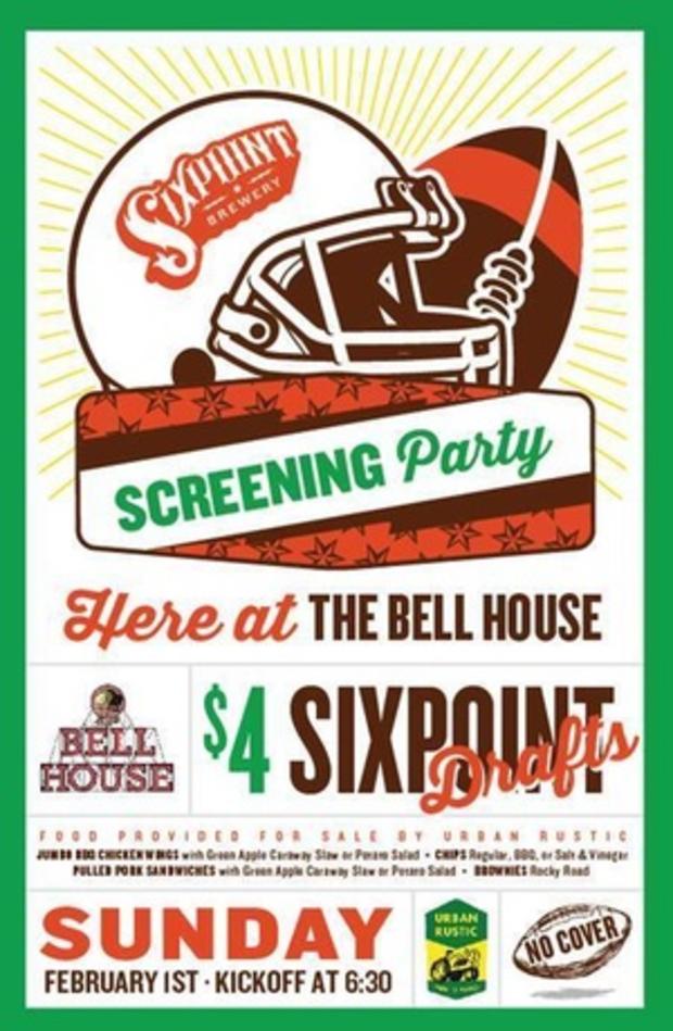 Bell House Super Bowl Party 