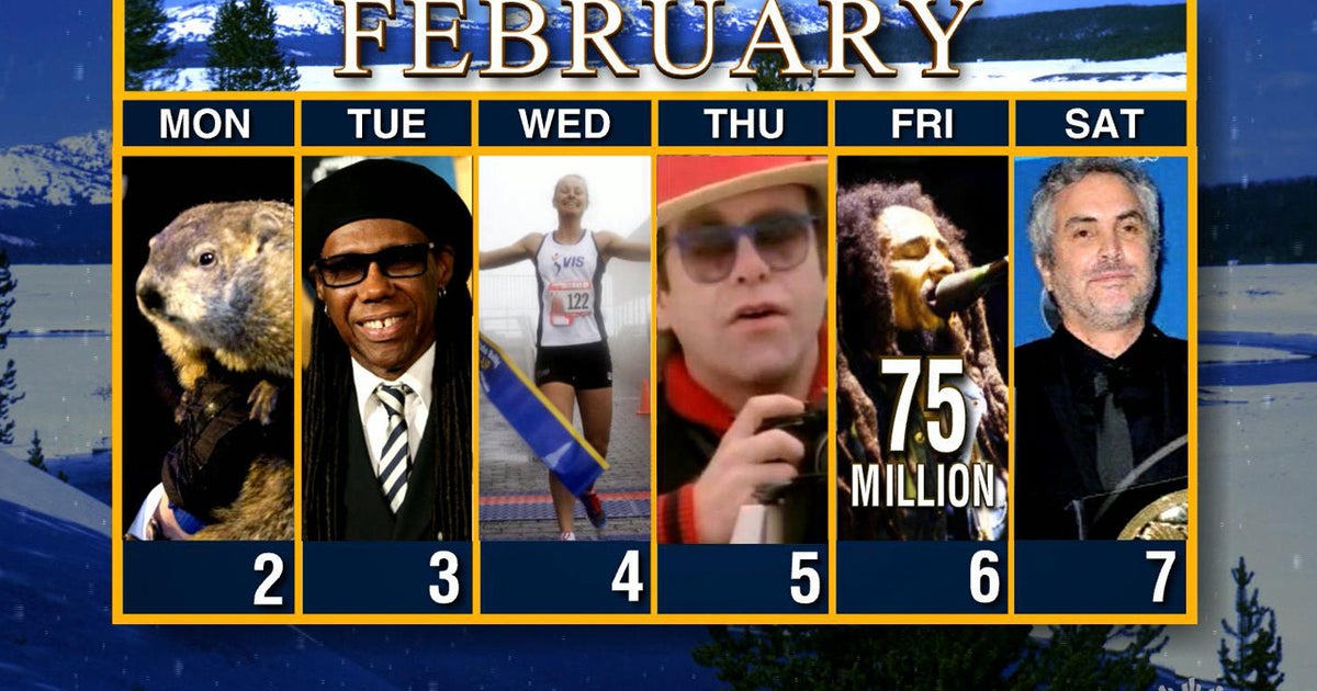 Calendar: Week of February 2 - CBS News