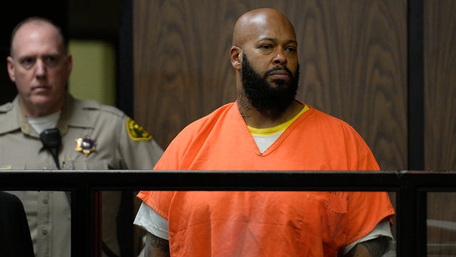 Marion "Suge" Knight during his arraignment on murder and attempted murder charges on February 3, 2015 in Compton, Calif. 