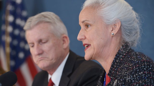 Debra Tice (R) and Marc Tice, the parents of missing US journalist Austin Tice, take part in a press conference to appeal for the release of their son at the National Press Club on Feb. 5, 2015 in Washington, DC.  