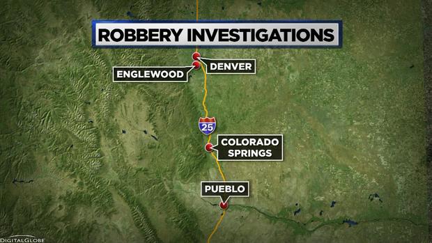 SPRAY PAINT ROBBERIES map 
